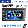 Carplay Für Audi A4 B6 B7 8E 8H Android Autoradio GPS Nav WIFI 64G BT SWC FM KAM