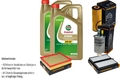 Inspektionspaket Castrol EDGE Titanium 5W-30 LL 10L für Ssangyong Kyron