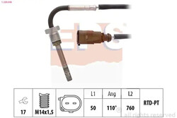 Abgastemperatursensor 1.220.048 EPS für VW TRANSPORTER T5 Bus MULTIVAN T5