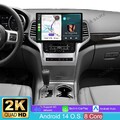 13.1" Touch-Screen 2K 4+64GB Autoradio CarPlay Für 2011-2014 Jeep Grand Cherokee