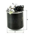MANN-FILTER Kraftstofffilter für MERCEDES CLS C218 X218
