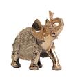 Design Elefant Figur Statue Skulptur Figuren Vergoldet Dekoration Skulpturen