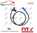 ABS SENSOR DREHZAHLFÜHLER PAAR NTY HCA-PE-001 2PCS V FÜR PEUGEOT 206,206 SW