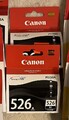2x Original Canon Druckerpatrone 526 CLI-526 BK Schwarz OVP