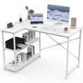 GUNJI 110-160cm L-förmiger Computertisch, PC Tisch gaming schreibtisch