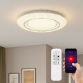 Deckenlampe Deckenleuchte Kristalllampe Smart Sterneneffekt Dimmer App CCT LED