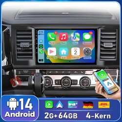 2+64G Carplay Für VW Transporter T6 Multivan Caravelle 15-22 Android14 Autoradio