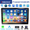 DAB+ 4+64G Autoradio 2DIN Android 14 Carplay GPS Navi RDS Bluetooth WIFI MIK Kam