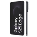Samsung Galaxy S25 Edge 256 GB Titanium Jetblack Android 15 Dual SIM Smartphone