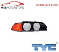 STREUSCHEIBE HAUPTSCHEINWERFER TYC 20-0379-LA-2 P FÜR BMW 5,E39