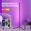 LED Stehleuchte RGB 10W Dimmbar Farbig Stehlampe Lichtsäule Dimmbar Standleuchte