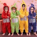 2025Adult Teletubbies Costume Lala Disi Onesis Cosplay Jumpsuit Pajama-Carneval