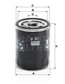 MANN-FILTER Ölfilter für MITSUBISHI SMART