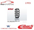 SCHRAUBENFEDER FAHRWERKSFEDER VORNE EIBACH R10037 2PCS I FÜR VW POLO,VENTO