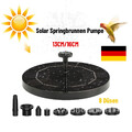 Solar Pumpe Springbrunnen Brunnen Wasserspiel Teichpumpe Garten Fontäne Teich