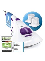 CLEANmaxx Milbensauger Milbenstaubsauger UV Licht Vibration für Bett,Teppich usw