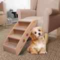 Hundetreppe Klappbar Braun 62x40x49,5 cm Bett Sofa Auto kleine + große Hunde