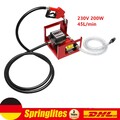 230V 45L/min Dieselpumpe Heizölpumpe Selbstansaugend Zählwerk Automatik Pistole
