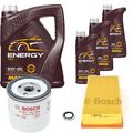 BOSCH Inspektionspaket 8 L MANNOL Energy 5W-30 für Ford Transit Kasten E_ _ 2.5