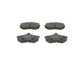 BOSCH Bremsbelagsatz, Scheibenbremse 0 986 466 698 für AUDI
