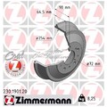 2x Zimmermann Bremstrommel hinten 67029071 | 912746