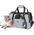 Transporttasche  Haustier Tragetasche Katze Reisetasche Hunde bis 5kg Flugzeug