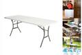 Lifetime Gartentisch Table Klapptisch Weiß 185 X 74 X 76 Cm Stahl Kunststoff