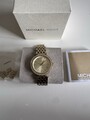 Michael Kors Damen Uhr MK3191 Gold Edelstahl Strass Armbanduhr