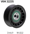 SKF Umlenk-/Führungsrolle, Keilrippenriemen VKM 32235 für ALFA ROMEO FIAT