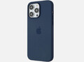 Apple iPhone 14 Pro Max Silikon Case mit MagSafe - Sonnenlicht, Weiche Außenseit