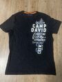 Camp David T Shirt Kurzarm Herren Baumwolle Logo Dunkelblau Gr.L