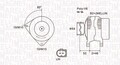 MAGNETI MARELLI Lichtmaschine Generator Lima 063731970010 für FORD TOURNEO V408