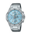 Casio Edifice Herrenuhr STAHL CHRONOGRAPH SAPHIRGLAS mit Datum 100m