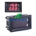 DC 0-100V 10A LED Digital Volt Amp Voltmeter Ammeter Gauge Dual Red Panel