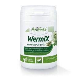 AniForte Wurm Formel WermiX Hunde 50 Kapseln Naturprodukt bei / nach Wurmbefall 