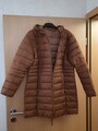 Tom Tailor Denim Damen Steppmantel mit Kapuze / Mantel / Jacke Gr. XXL getragen