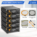 1-4X 51.2V 100Ah 48V LiFePO4 Lithium Batterie 5.12kWh Akku Solar Stromspeicher  