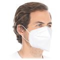 10 einzeln verpackte weiße Atemschutzmasken FFP2 NR von Hygostar 293321