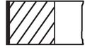 MAHLE 002 08 N0 Kolbenringsatz für MERCEDES-BENZ