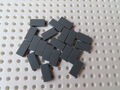 Lego 20 x Fliese   Kachel 3069b  neu dunkelgrau  1x2