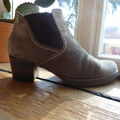 Gabor Athen Stiefelette Leder Wildleder Schuhe, Gr. 6 bzw. 39