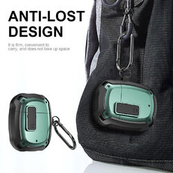 Earphone Shockproof Headphone Box Case for Google Pixel Buds A-Series (Green)