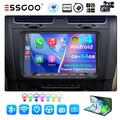 4+64G Android 14 Autoradio Carplay Navi Cam Für VW Golf 5 6 Touran Tiguan Jetta