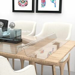 Tischdecke Transparent 2mm - Tischfolie Schutzfolie Tischschutz Folie GlasklarQualitätsware✔ Maß nach Wunsch✔ Knickfreier Versand✔