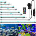 LED Aquarium Lampe 18cm-112cm Leuchten Mollusken Beleuchtung RGB Aquariumleuchte