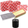 FEBI FILTER INSPEKTIONSPAKET passend für CITROËN C3 OPEL CROSSLAND+X 82+83 PS