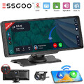 ESSGOO 4K 10.26' Dashcam Carplay Autoradio Android FM Bluetooth Apple AutoKamera