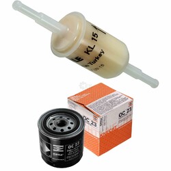 MAHLE / KNECHT Set Filterpaket Kraftstofffilter KL 15 OF Ölfilter OC 23