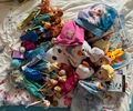Eiskönigin Konvult Paket Mehr Als 36 Teile Puppen,Kissen, Schals,Mütze,Lampe Uvm