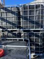 1000 L Wassertank , IBC Container , Regentonne , schwarze Blase , Top wie neu.